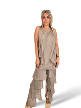TOP GASA CAPAS DESHILACHADO
