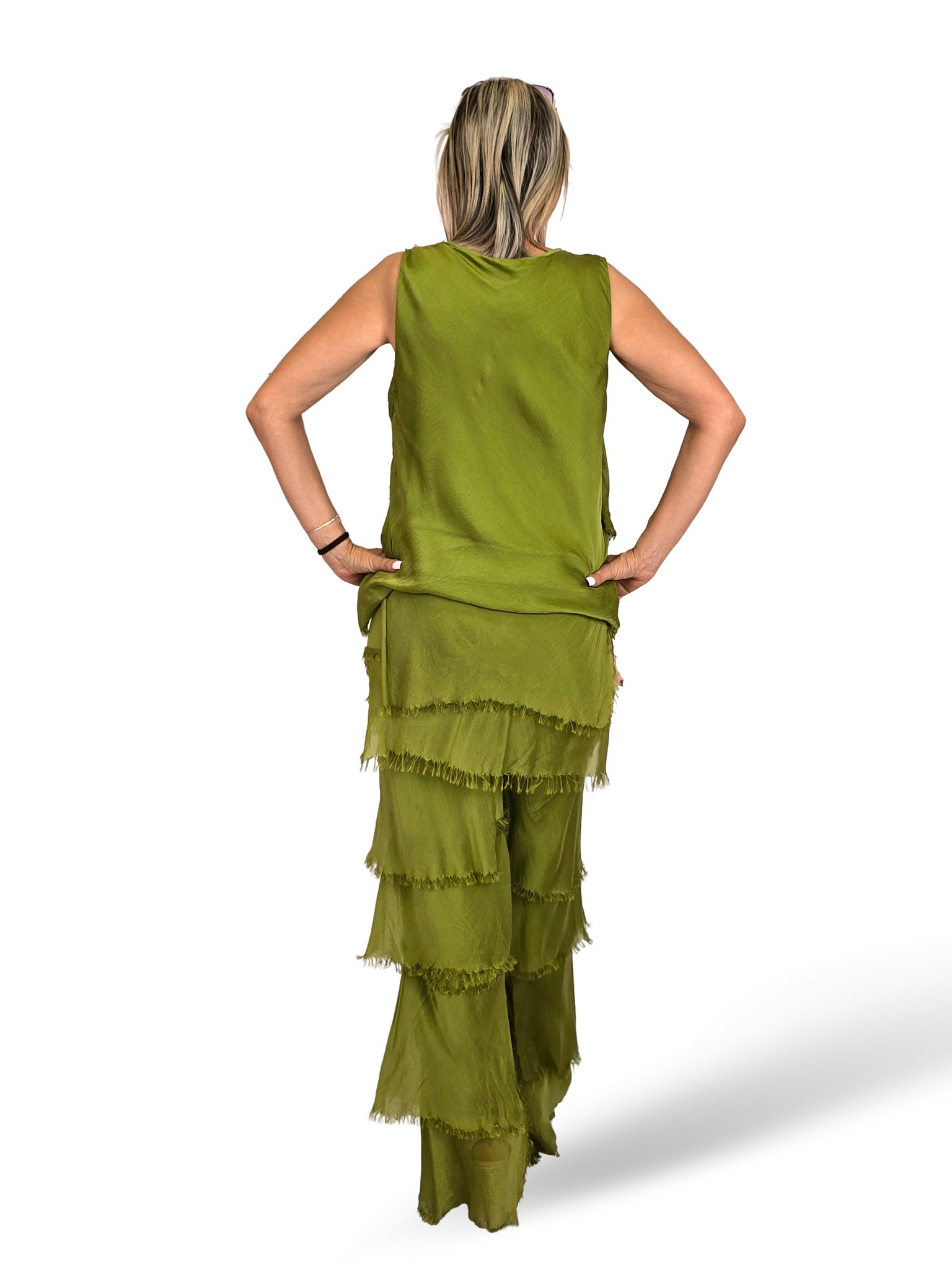 TOP GASA CAPAS DESHILACHADO