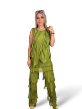 TOP GASA CAPAS DESHILACHADO