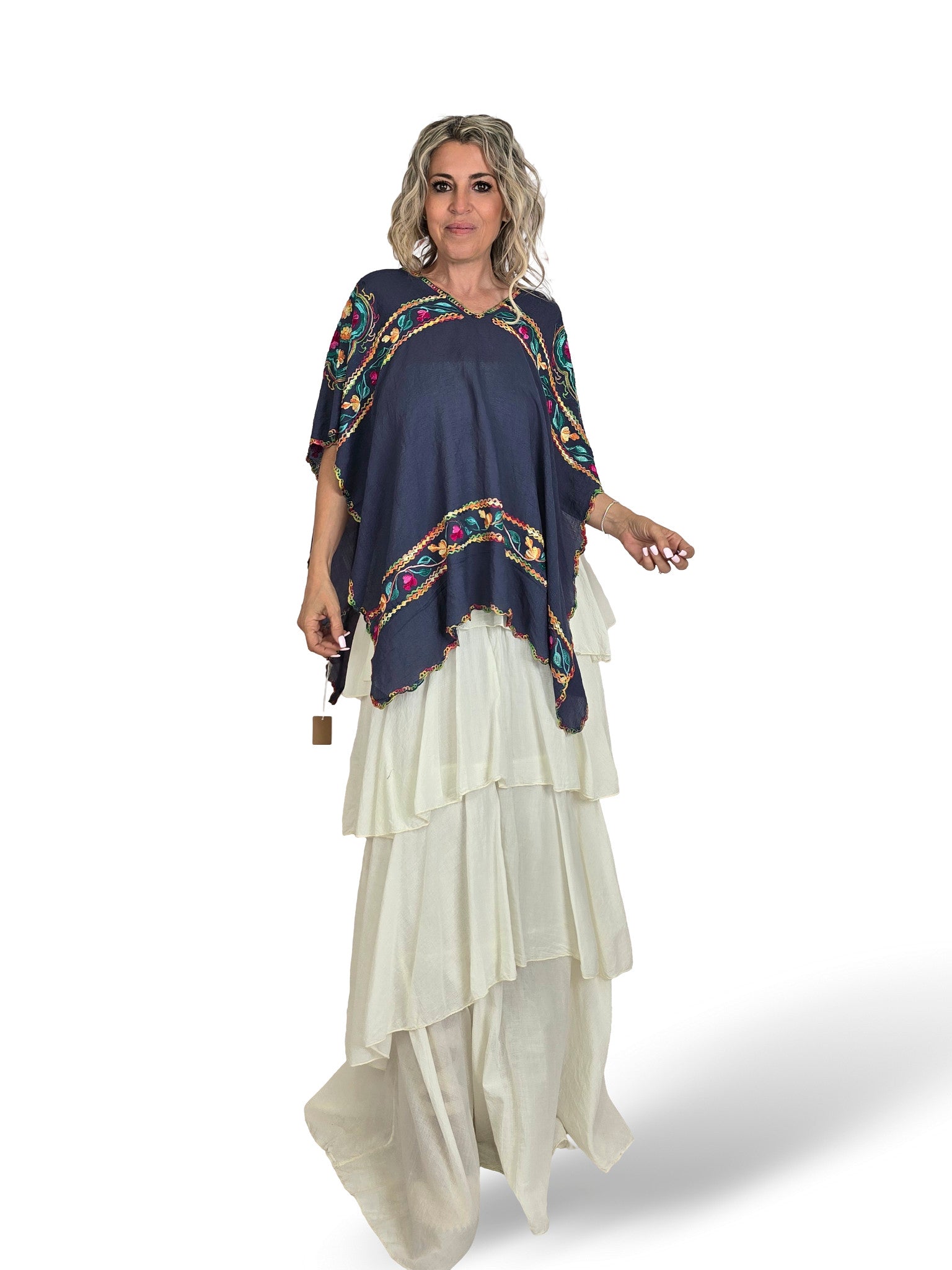 CAPA PONCHO BORDADOS 435