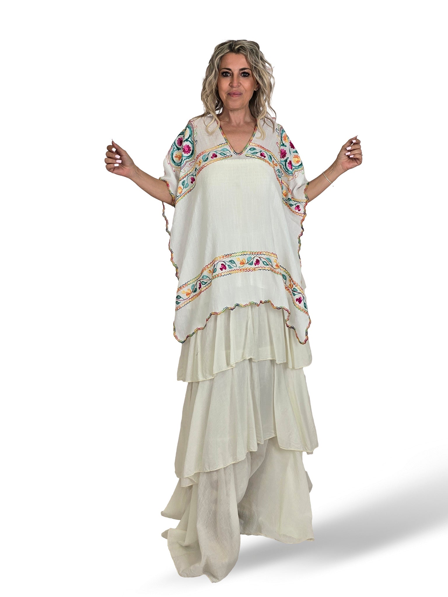 CAPA PONCHO BORDADOS 435