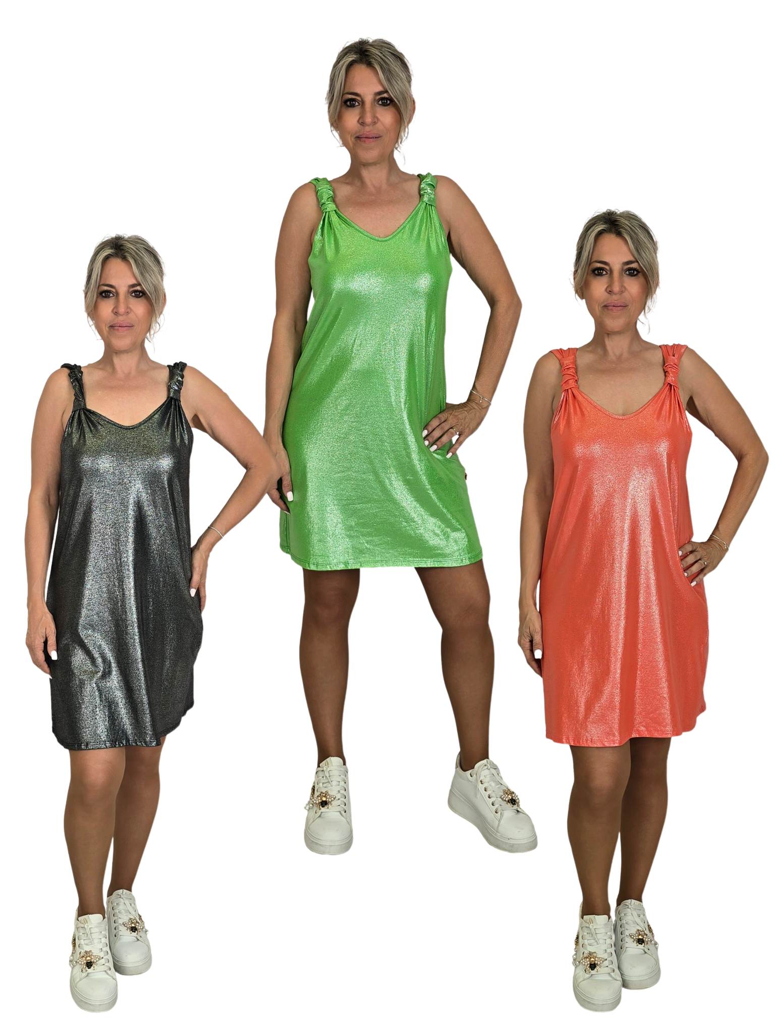 VESTIDO CORTO FANTASIA TIRANTES JOT