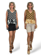 TOP VOLANTE ASIMETRICO ESTAMPADO JOT