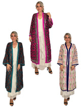 Kimono longo bordado