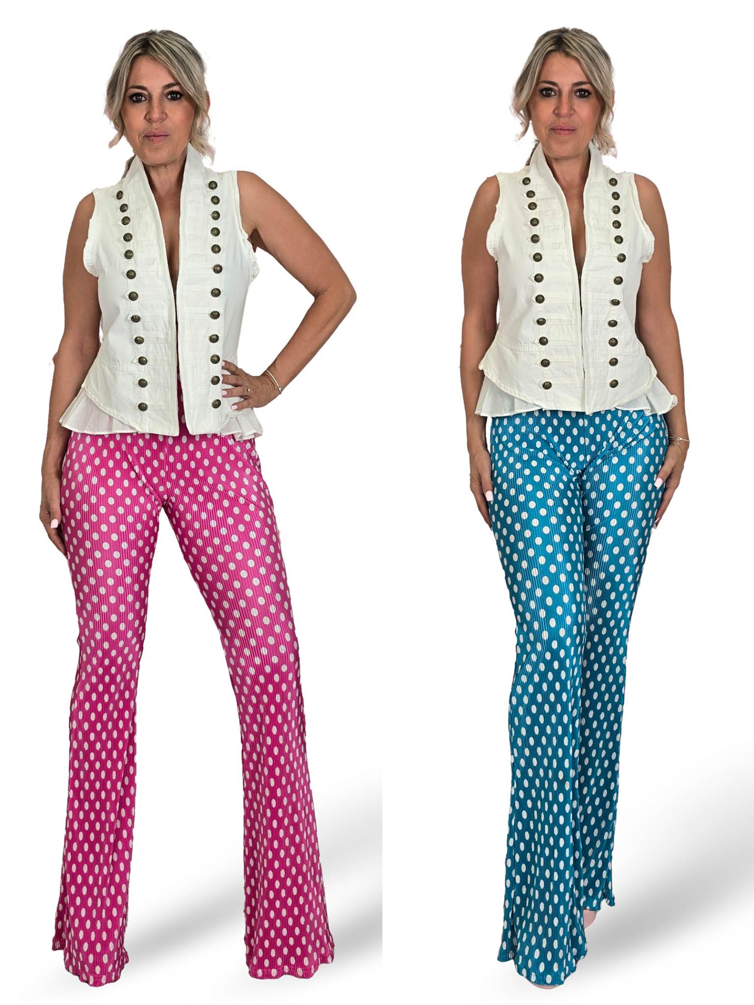 PANTALON PLISADO LUNARES JOT