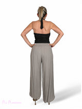 LYCRA-TOP MIT SCHMUCKSCHNALLE