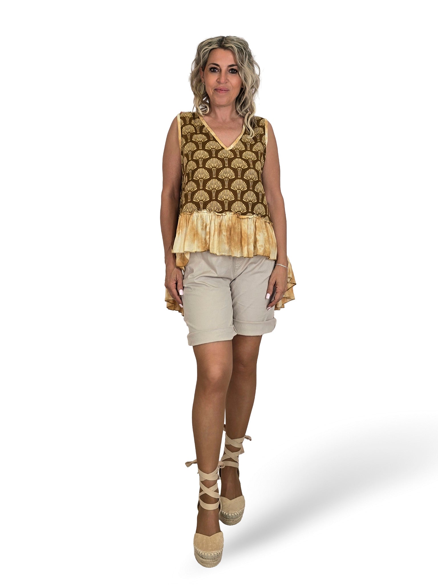 TOP VOLANTE ASIMETRICO ESTAMPADO JOT