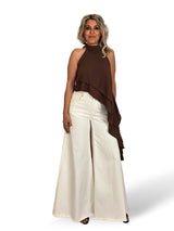 TOP HALTER VOLANTES