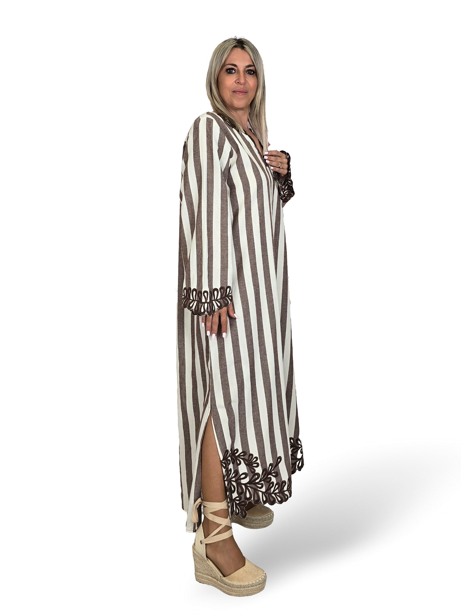 GESTREIFTES KLEID JOT