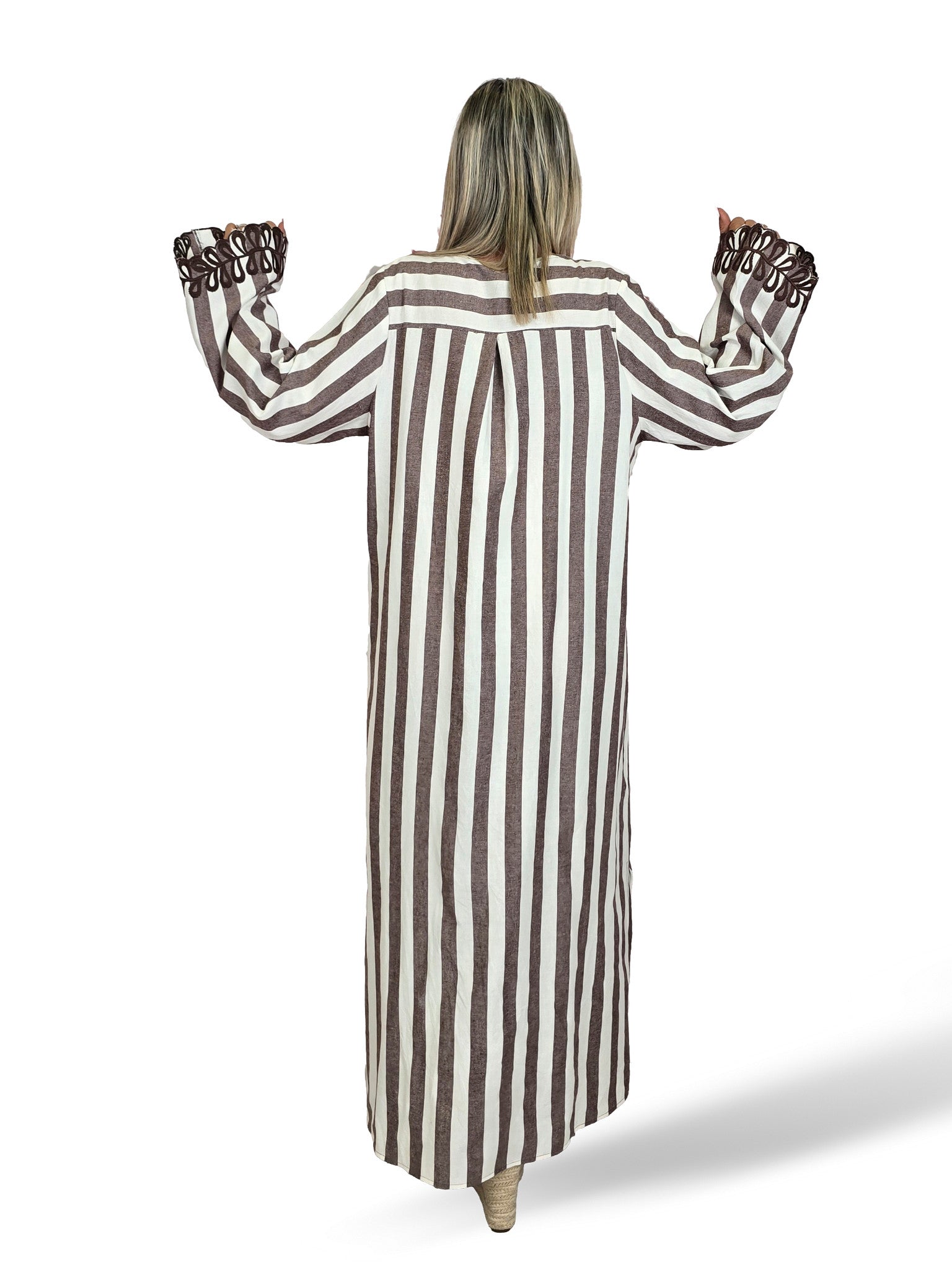 GESTREIFTES KLEID JOT