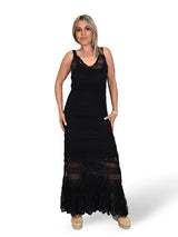 VESTIDO CROCHET VOLANTE ENCAJE