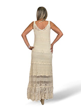 VESTIDO CROCHET VOLANTE ENCAJE