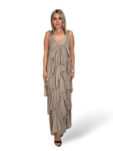 VESTIDO CAPA SEDA DESHILACHADO