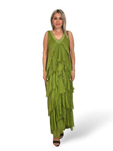 VESTIDO CAPA SEDA DESHILACHADO