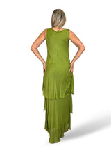 VESTIDO CAPA SEDA DESHILACHADO