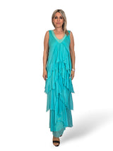 VESTIDO CAPA SEDA DESHILACHADO