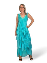 VESTIDO CAPA SEDA DESHILACHADO