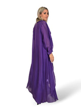 VESTIDO CAPA SEDA DESHILACHADO