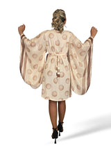 JOT Seiden-Batwater-Strickkleid, kurzes Kleid