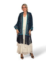 KIMONO CORTO BORDADO FLECOS JOT