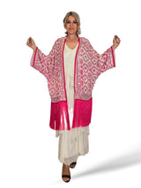 KIMONO CORTO BORDADO FLECOS JOT