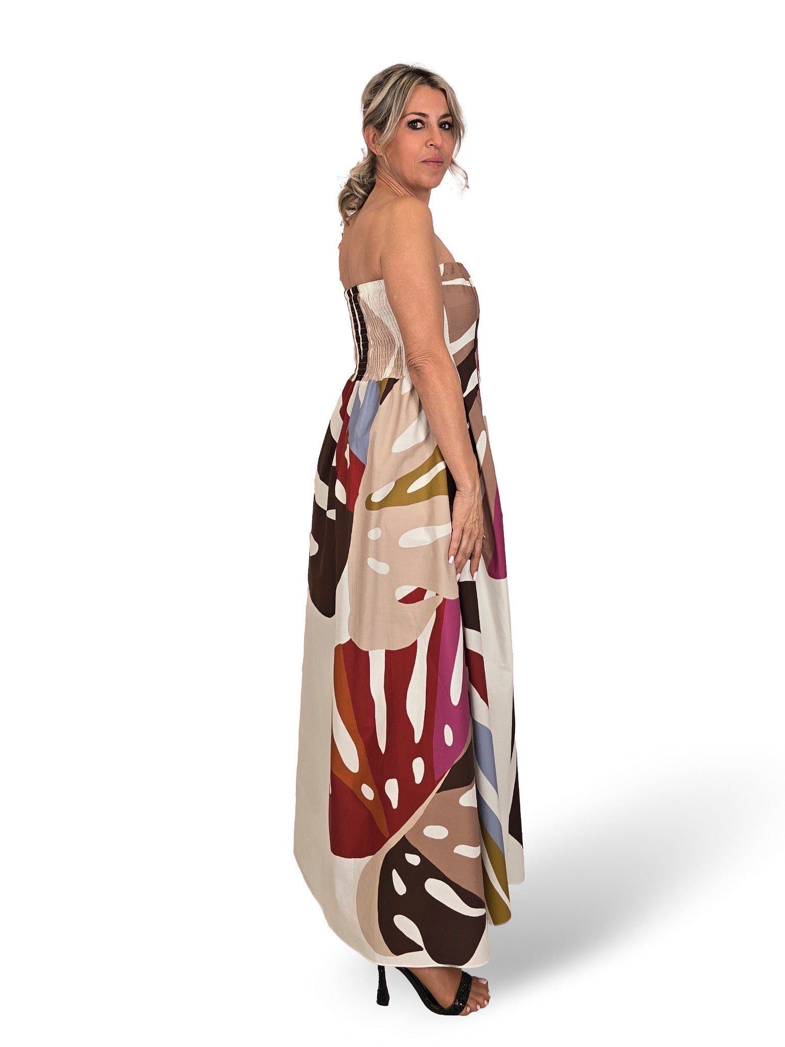 ROBE À BRETELLES IMPRIMÉ FLORAL