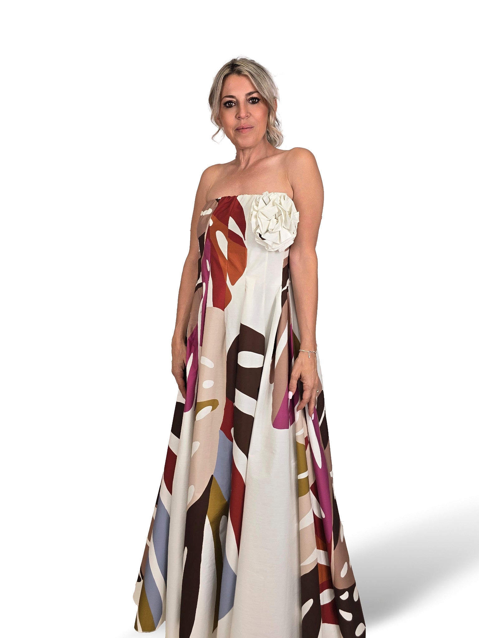 ROBE À BRETELLES IMPRIMÉ FLORAL