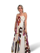 ROBE À BRETELLES IMPRIMÉ FLORAL