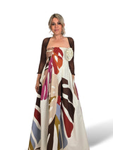 ROBE À BRETELLES IMPRIMÉ FLORAL