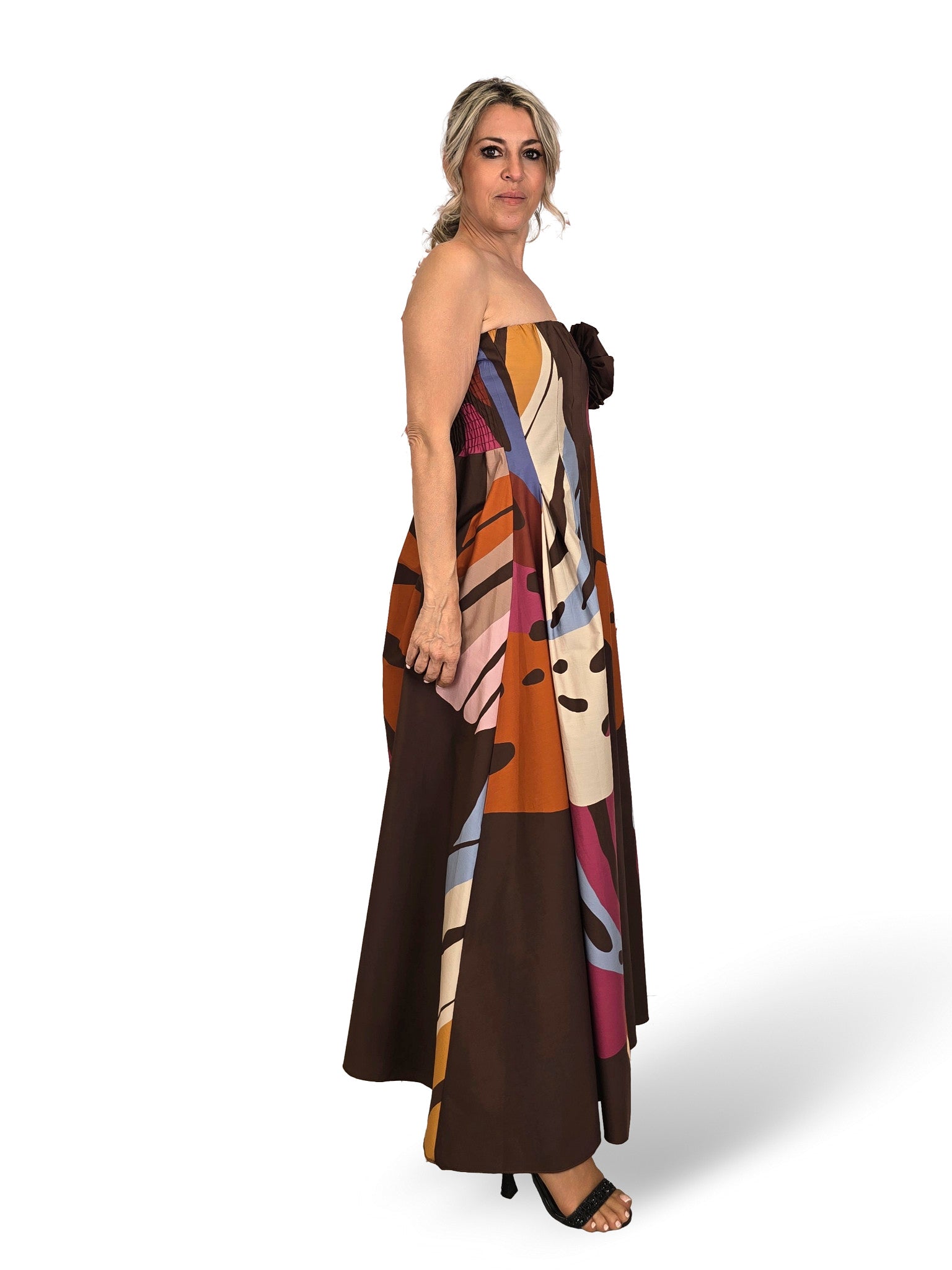 ROBE À BRETELLES IMPRIMÉ FLORAL