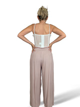 CORSET TUL BORDADO FLORES