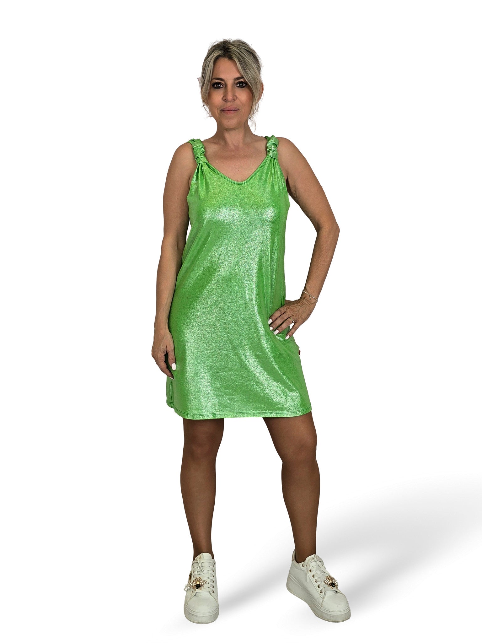 VESTIDO CORTO FANTASIA TIRANTES JOT