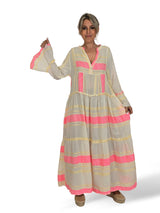 VESTIDO IBIZA LARGO MANGA LARGA JOT