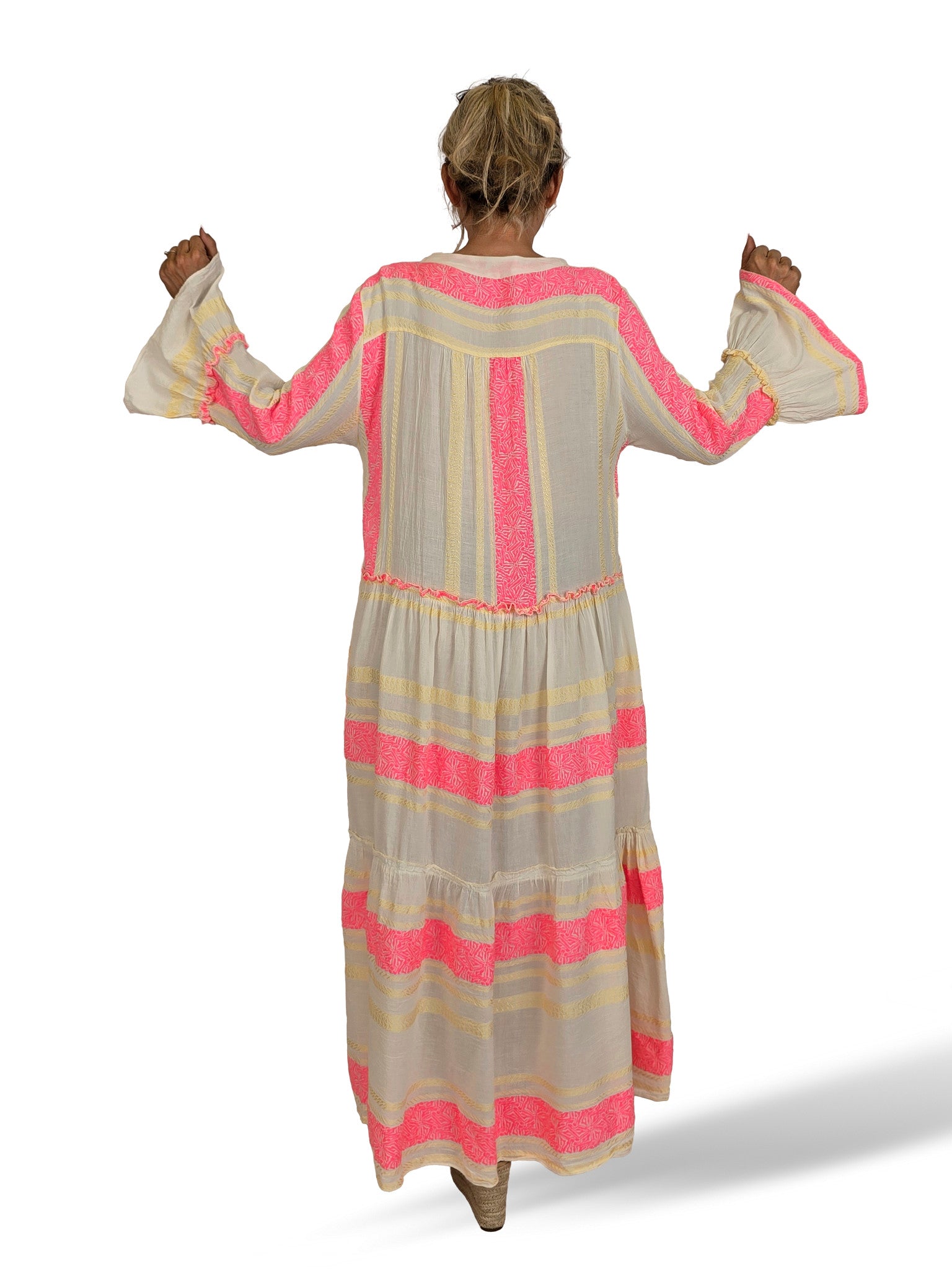 VESTIDO IBIZA LARGO MANGA LARGA JOT