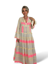 VESTIDO IBIZA LARGO MANGA LARGA JOT