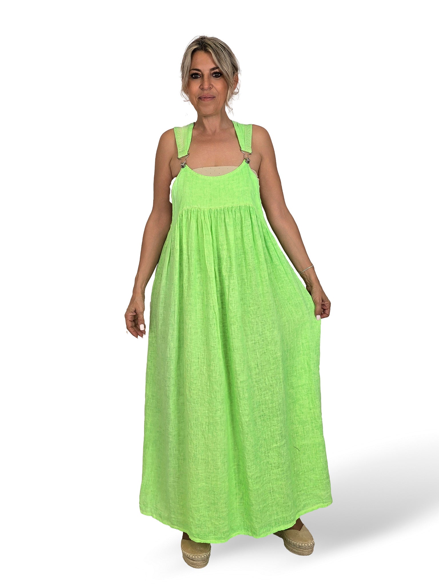 VESTIDO PICHI LINO FLUOR JOT