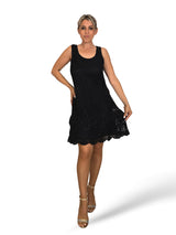 VESTIDO CROCHET NEGRO JOT