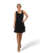 VESTIDO CROCHET NEGRO JOT