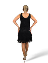 VESTIDO CROCHET NEGRO JOT