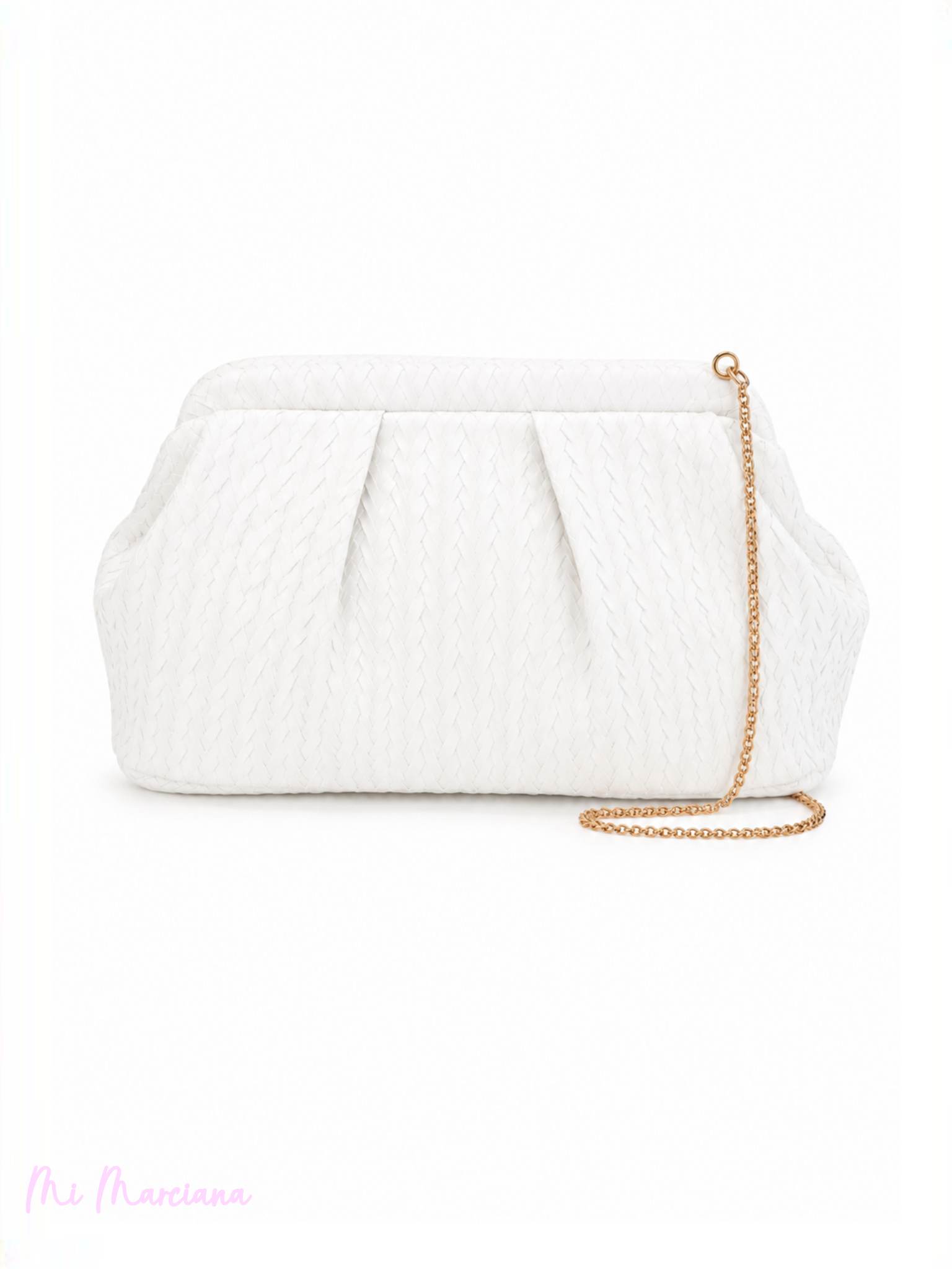 BOLSO CLUTCH TRENZADO POLIPIEL