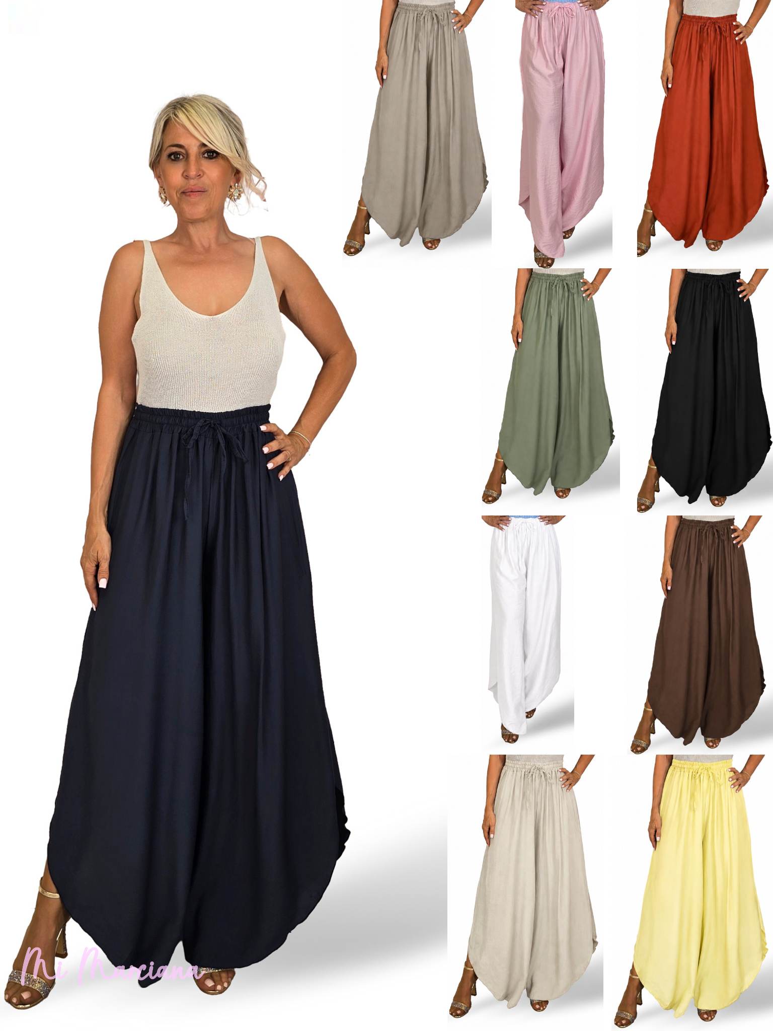 PANTALON FLUIDO ABERTURA LATERAL