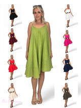 VESTIDO ASIMETRICO GASA BOAL JOT