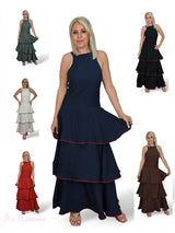 VESTIDO VOLANTES ESPALDA NIDO ABEJA