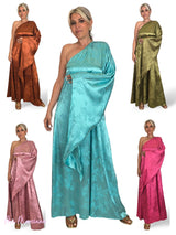 VESTIDO HADA SATEN BROCADO