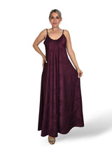 VESTIDO SATÉN BROCADO