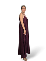 VESTIDO SATÉN BROCADO