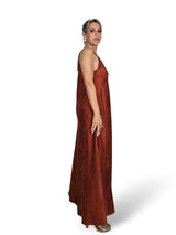 VESTIDO SATÉN BROCADO