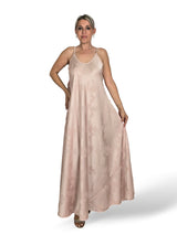 VESTIDO SATÉN BROCADO
