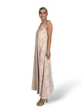 VESTIDO SATÉN BROCADO