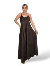 VESTIDO SATÉN BROCADO